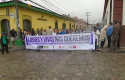 Santa Rosa de Copán dice " No a la Violencia Contra las Mujeres"